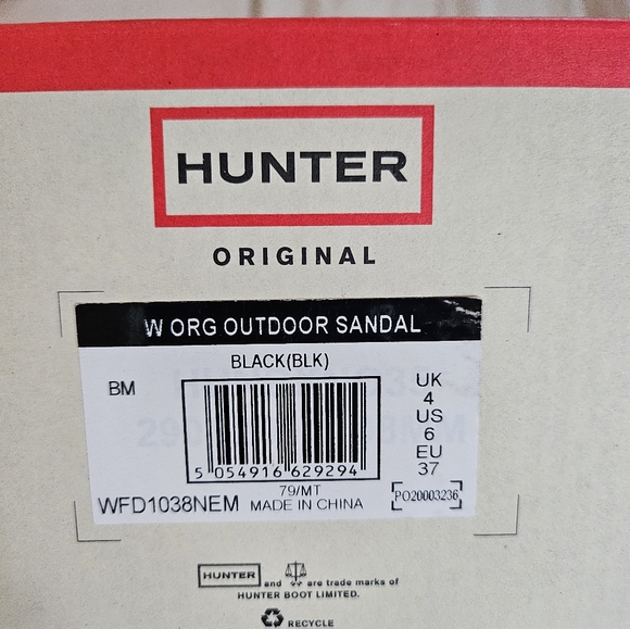 Hunter Original Outdoor Sandals - black - Picture 4 of 4